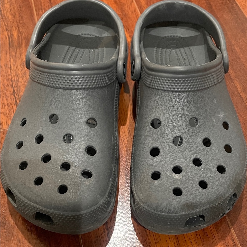 Crocs Adult Slip on clog- Dark Gray/Black